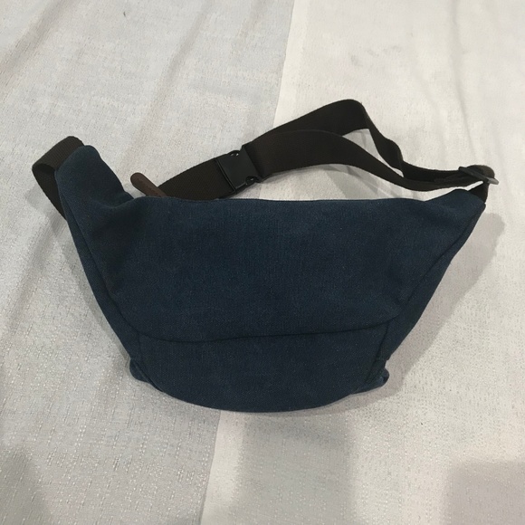GK Eurosport Blue Canvas Fanny Pack Belt Bag - Picture 3 of 3